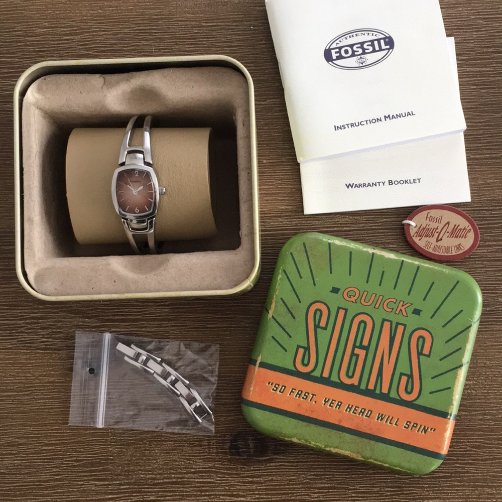 Fossil stainless steel watch